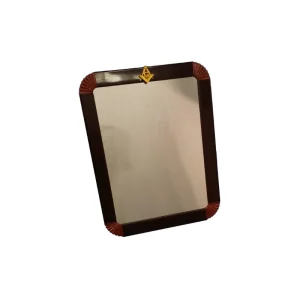 Miroir maçonnique - symbole Équerre Compas